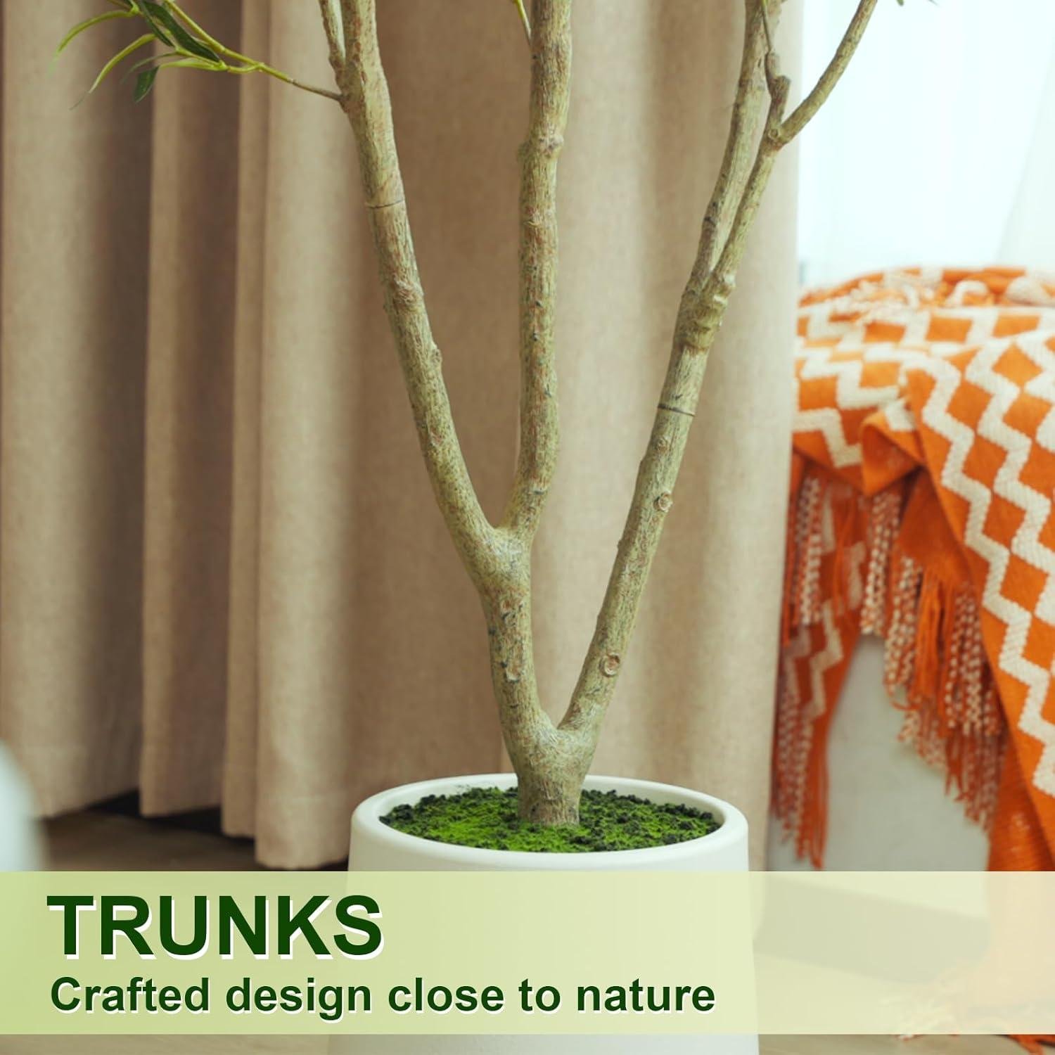 VIVATREES 7FT Faux Olive Tree Review: Stylish, Low-Maintenance Decor