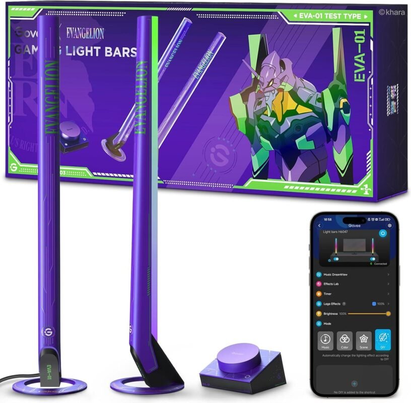 Immersive Govee x Evangelion Light Bars: Our Gaming Room Upgrade