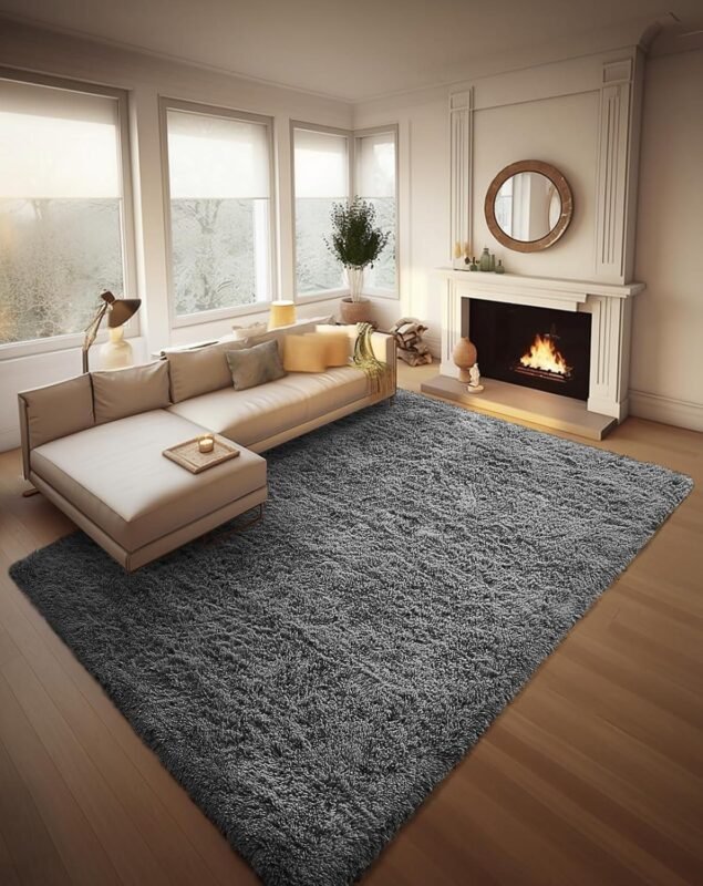 Why We Love the Ophanie 8×10 Soft Shag Rug for Cozy Living Spaces