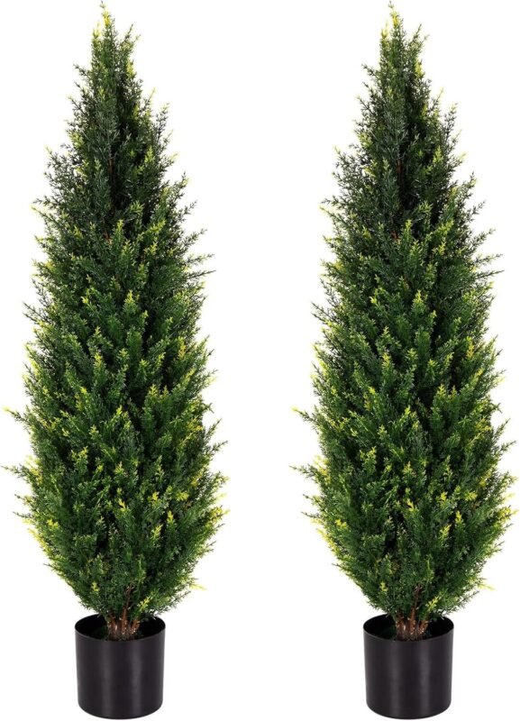 Our Review of 43in Artificial Cedar Trees: Easy Care & Stylish Decor