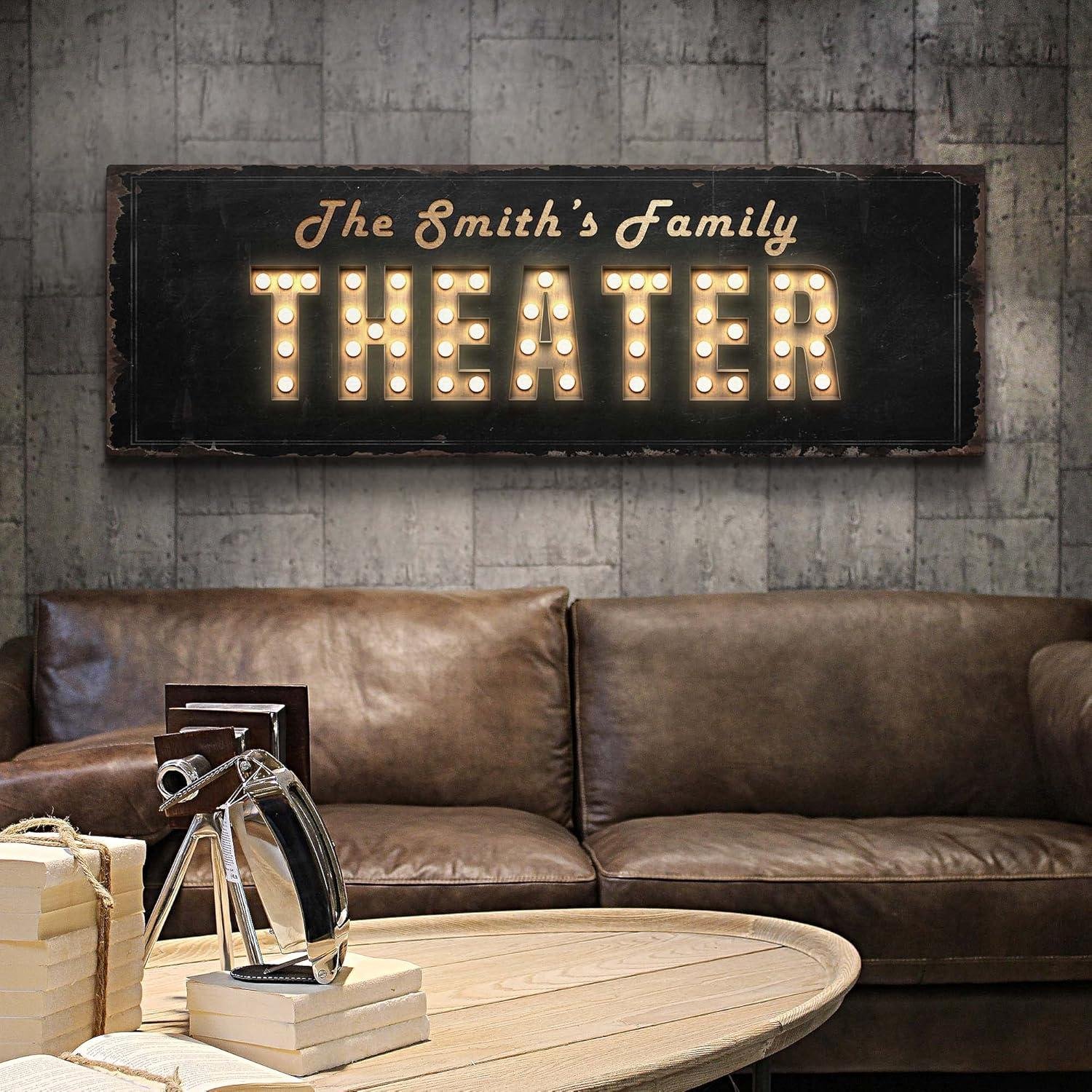 Why We Love the Tailored Canvases Personalized Theater Wall Art