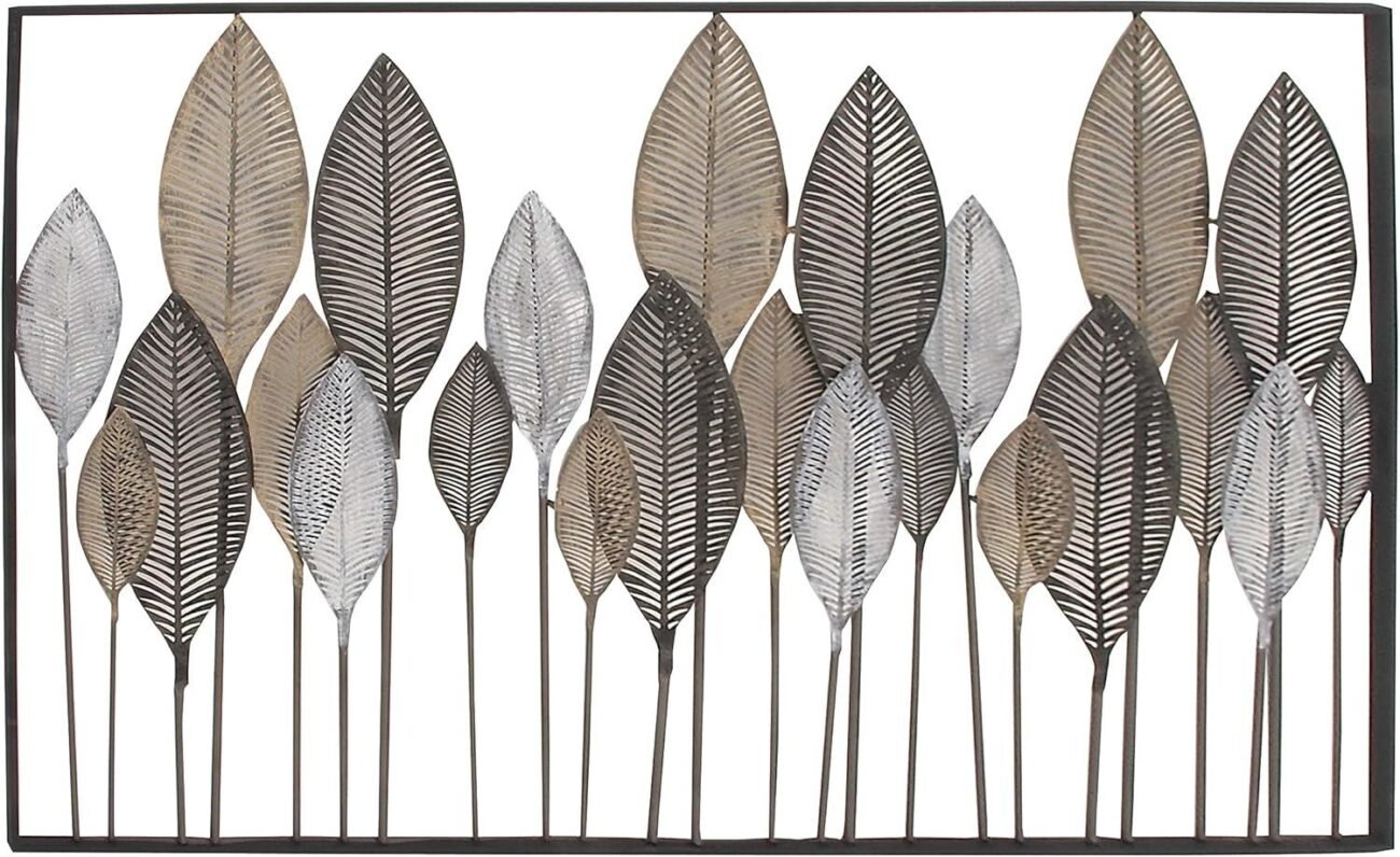 Our Honest Review: Deco 79 Tall Bronze Leaf Metal Wall Sculpture