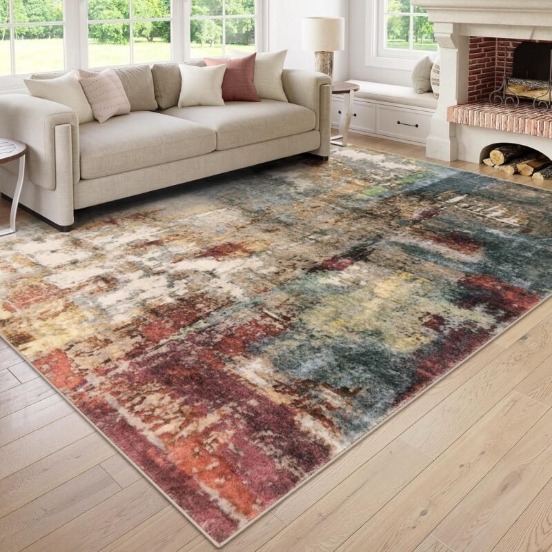 Our Review of the Lahome Modern Abstract 8×10 Rug: Soft, Stylish, and Safe
