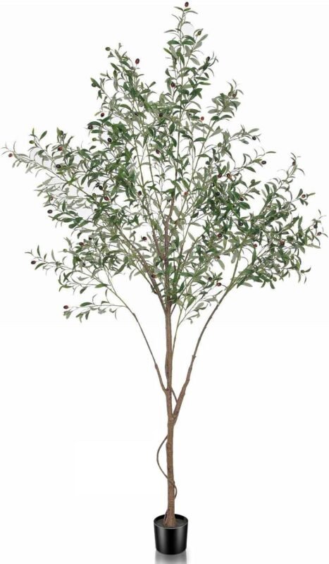 Why We Love Our 8ft Faux Olive Tree for Easy Home Decor