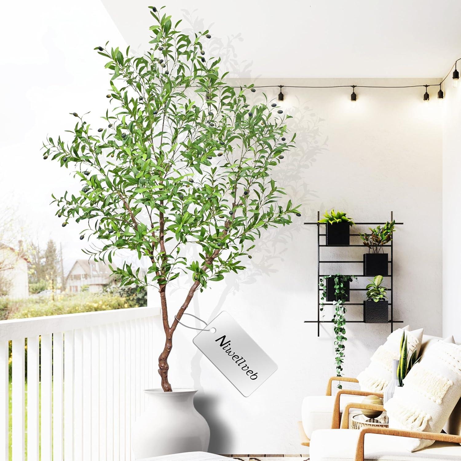 Our Honest Take on the 7-Foot Faux Olive Tree for Indoor Decor