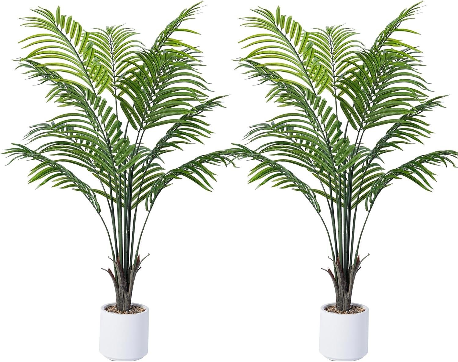 Our Review of the Jocoevol 4FT Artificial Areca Palm Tree Set