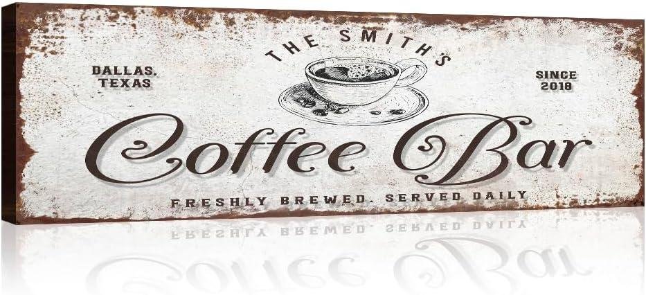 Our Review of Tailored Canvases Custom Coffee Bar Sign: Stylish & Durable