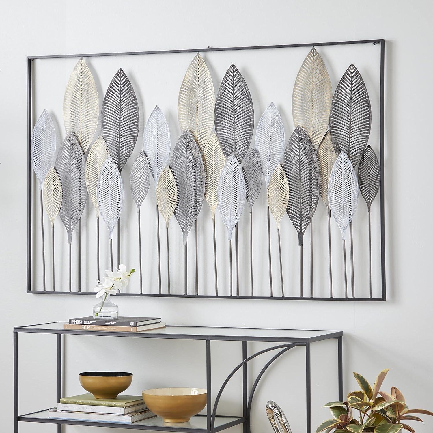 Our Honest Review: Deco 79 Tall Bronze Leaf Metal Wall Sculpture