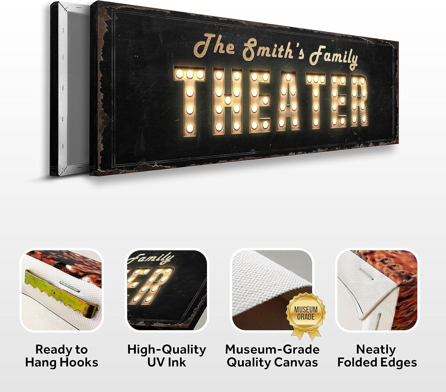 Why We Love the Tailored Canvases Personalized Theater Wall Art
