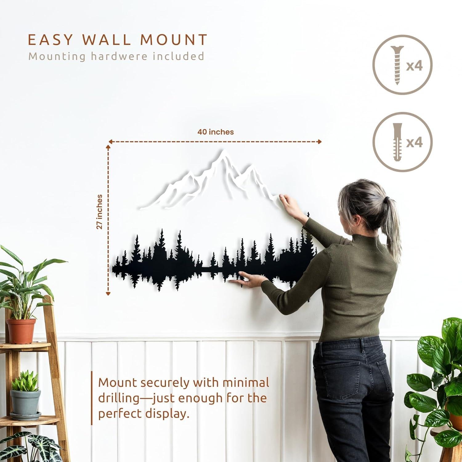 Bringing Nature Indoors: Our Review of Wita Home Mountain Metal Art