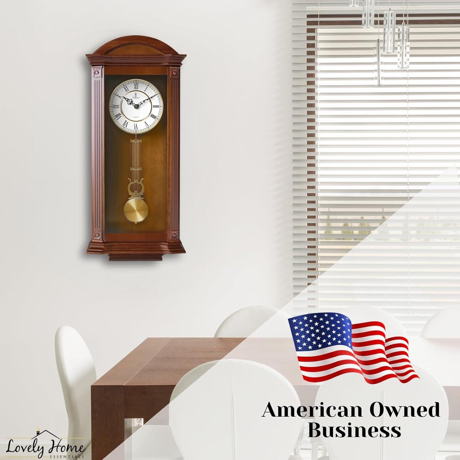 Why We Love the Elegant Wooden Pendulum Wall Clock