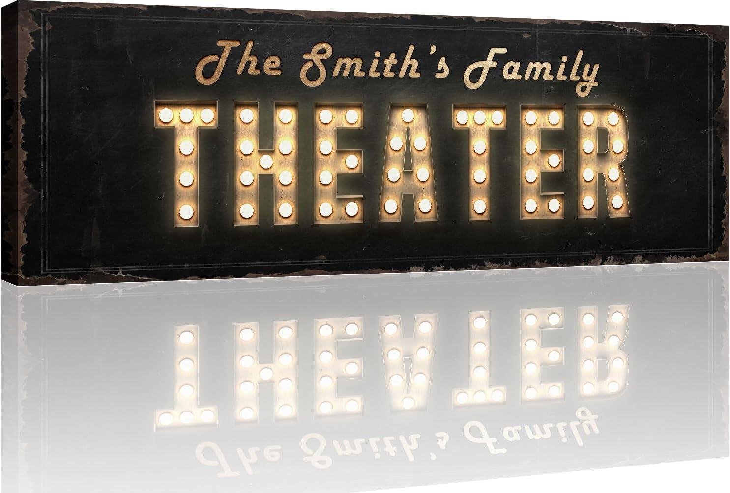 Why We Love the Tailored Canvases Personalized Theater Wall Art