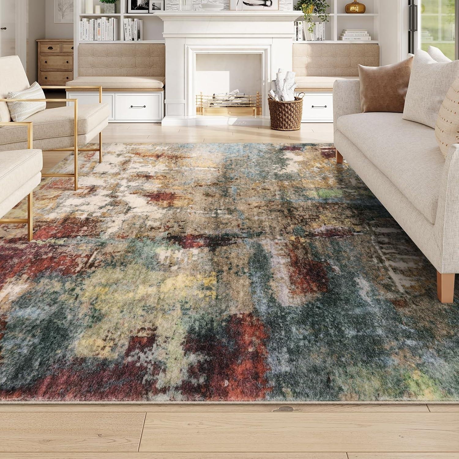 Our Review of the Lahome Modern Abstract 8x10 Rug: Soft, Stylish, and Safe