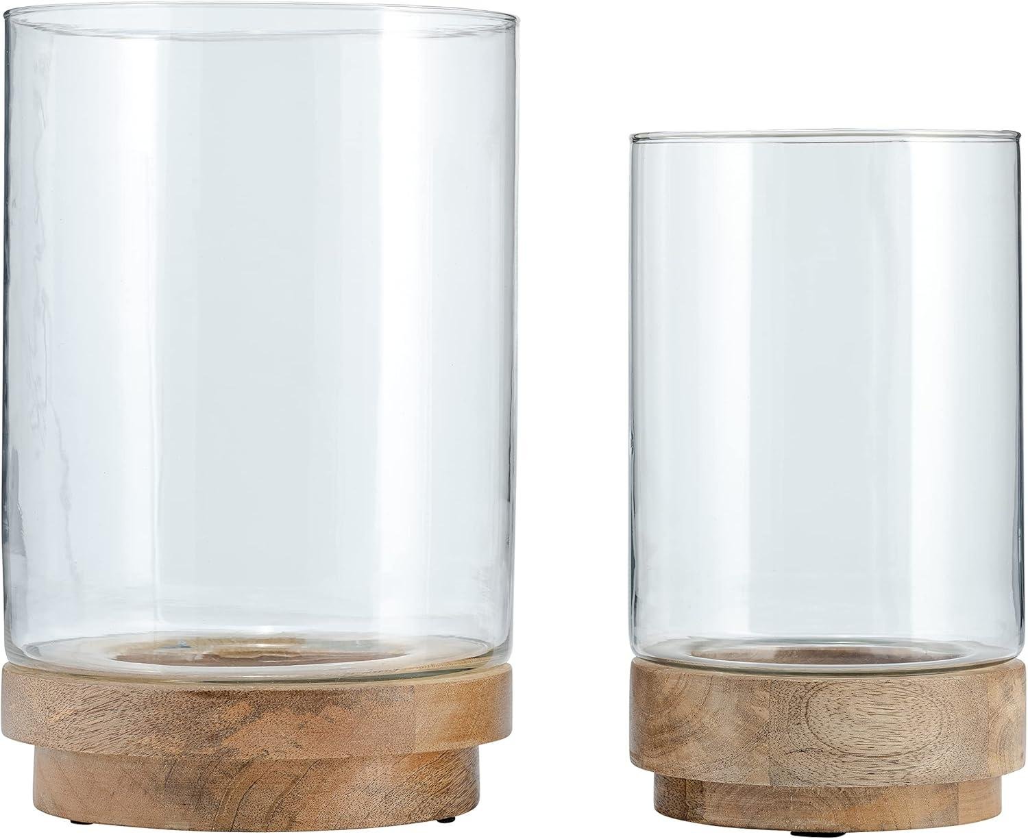 Our Review: Stylish Sagebrook Glass & Wood Candle Holders Set