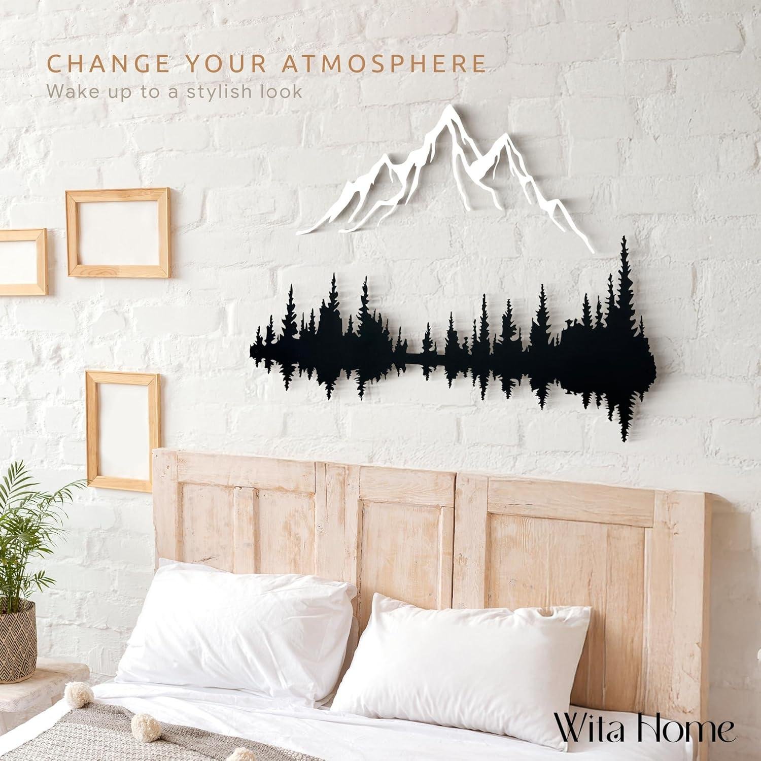 Bringing Nature Indoors: Our Review of Wita Home Mountain Metal Art