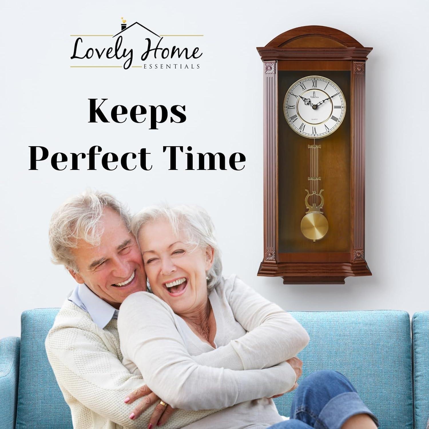 Why We Love the Elegant Wooden Pendulum Wall Clock