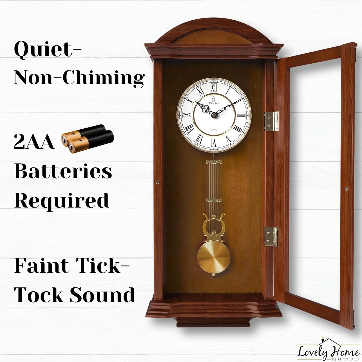 Why We Love the Elegant Wooden Pendulum Wall Clock