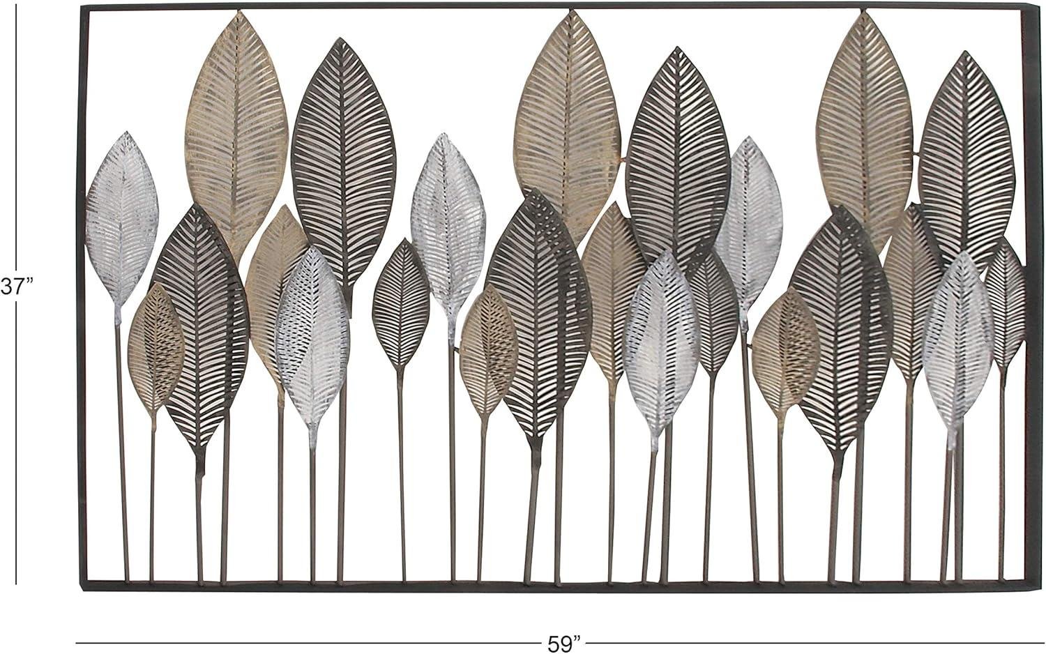 Our Honest Review: Deco 79 Tall Bronze Leaf Metal Wall Sculpture