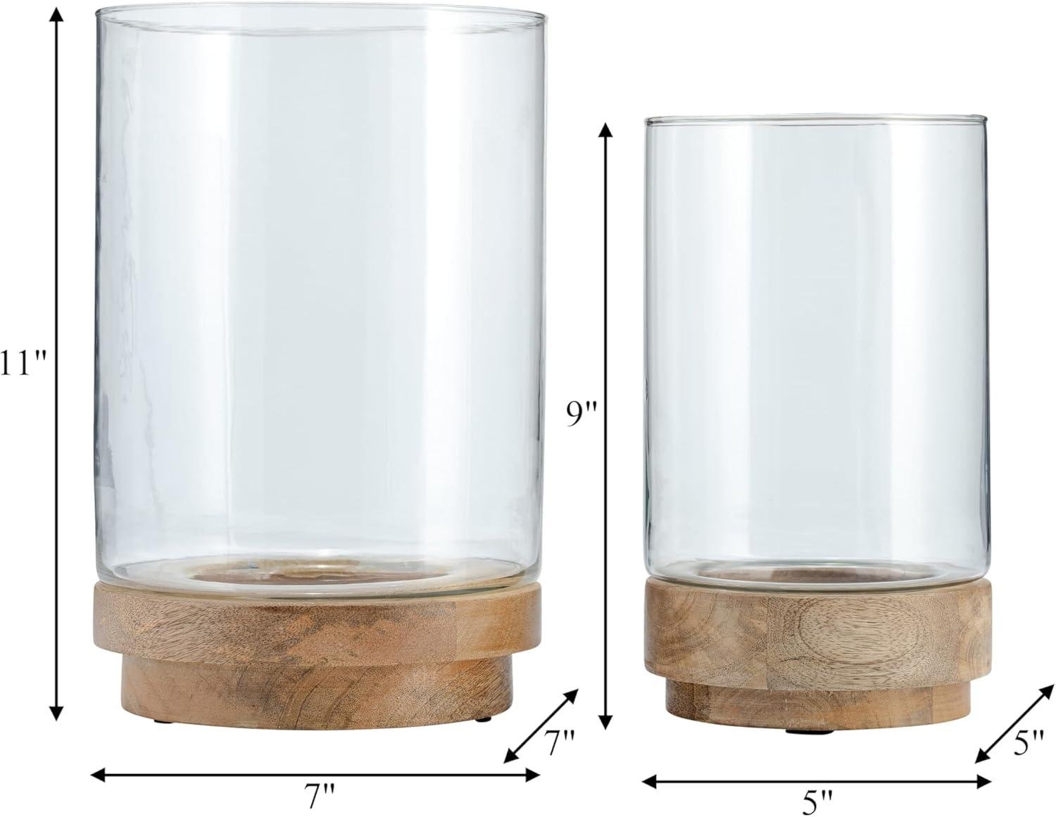 Our Review: Stylish Sagebrook Glass & Wood Candle Holders Set