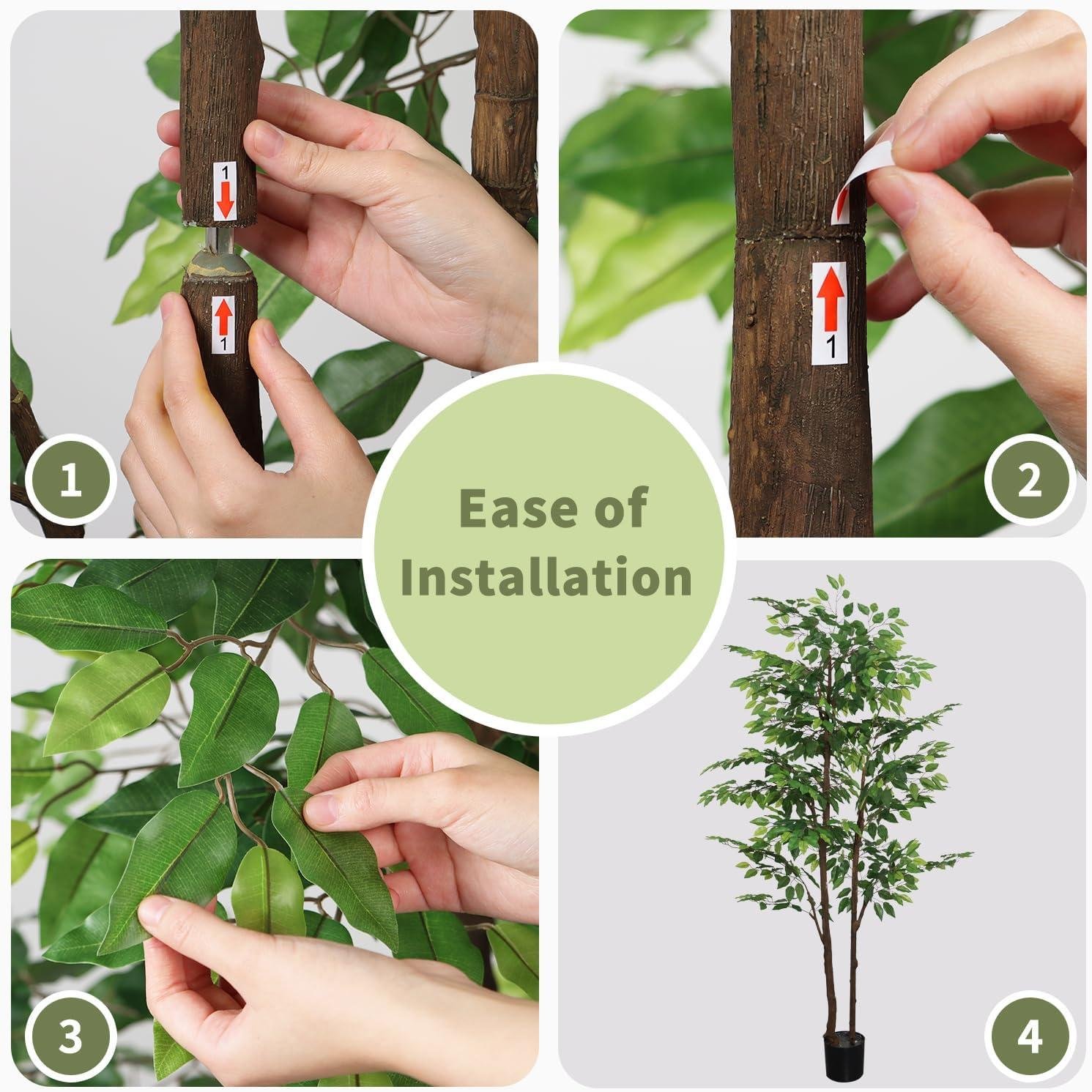 Why We Love the 7.22ft Realistic Ficus Tree for Our Spaces