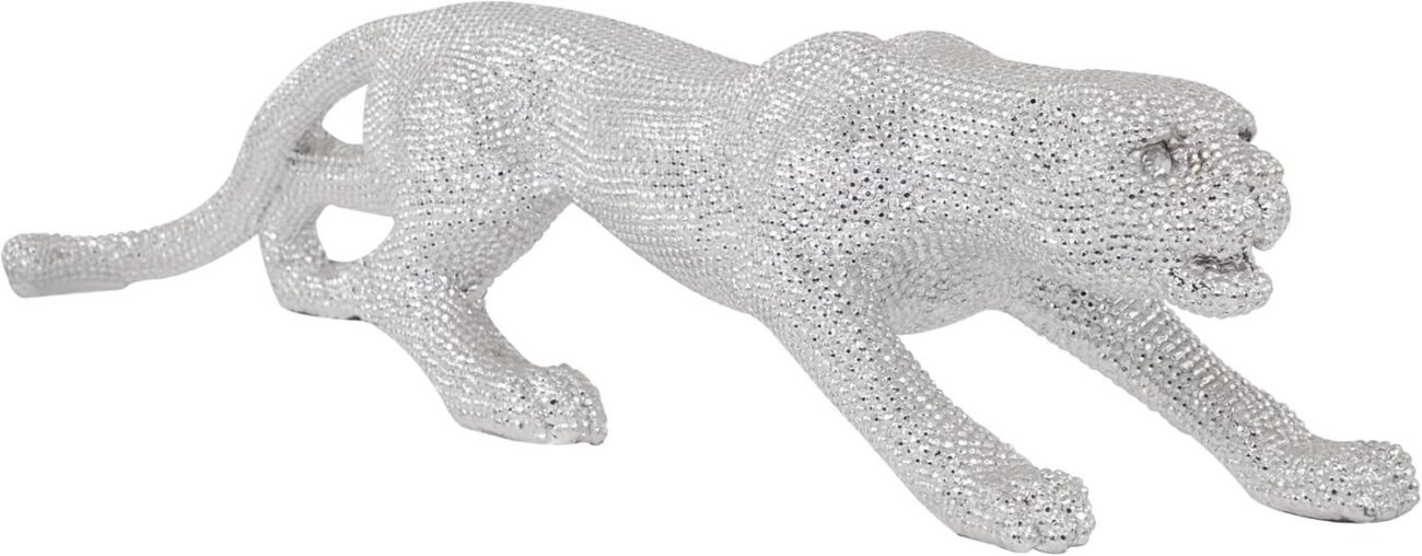 Our Review of the Deco 79 Polystone Silver Leopard Floor Sculpture