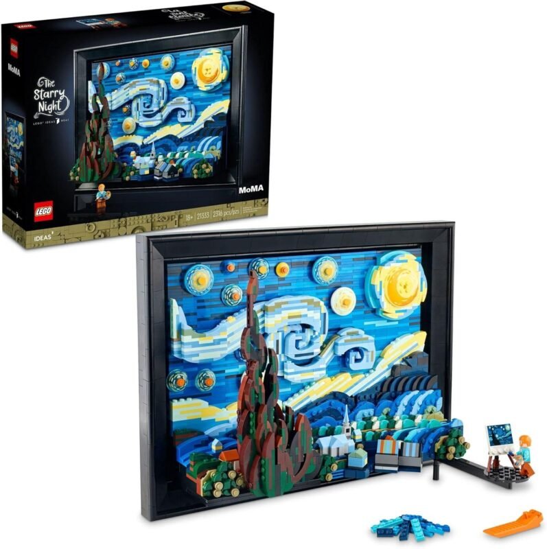 Building Vincent Van Gogh’s Starry Night: Our LEGO Ideas Review