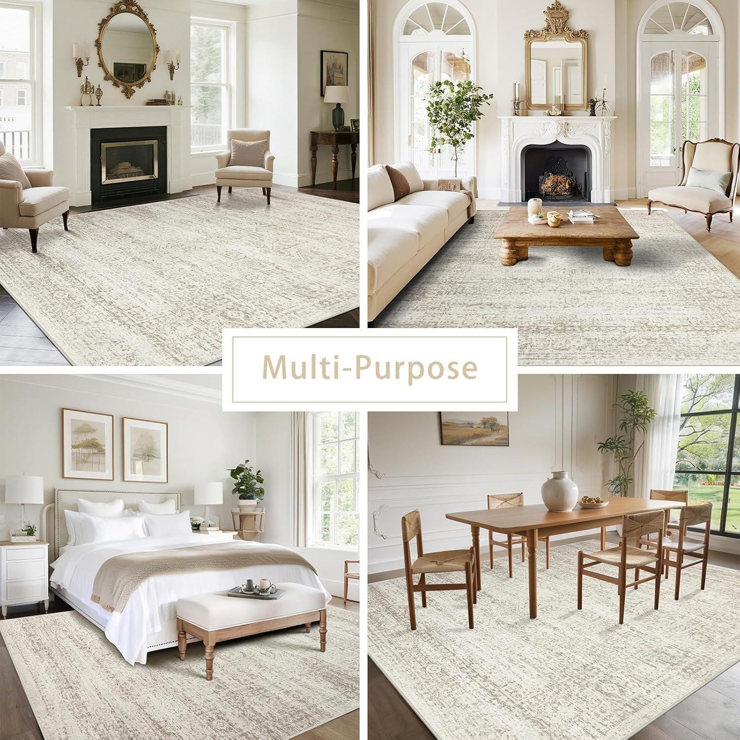 Why We Love Our Washable 8x10 Vintage Area Rug