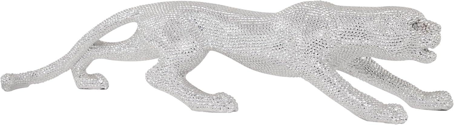 Our Review of the Deco 79 Polystone Silver Leopard Floor Sculpture