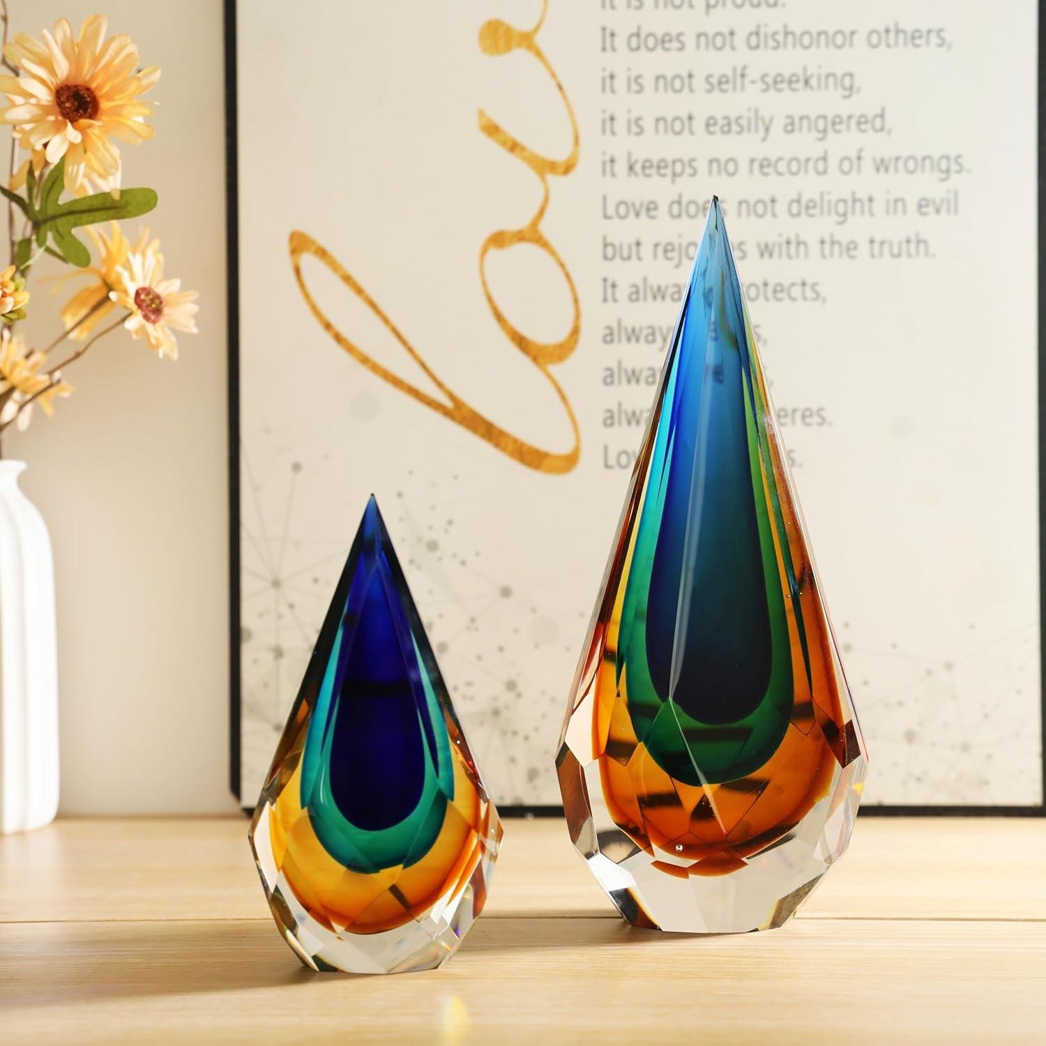Our Review of YAOYUAN Murano Glass Sculpture: Elegant & Unique Decor