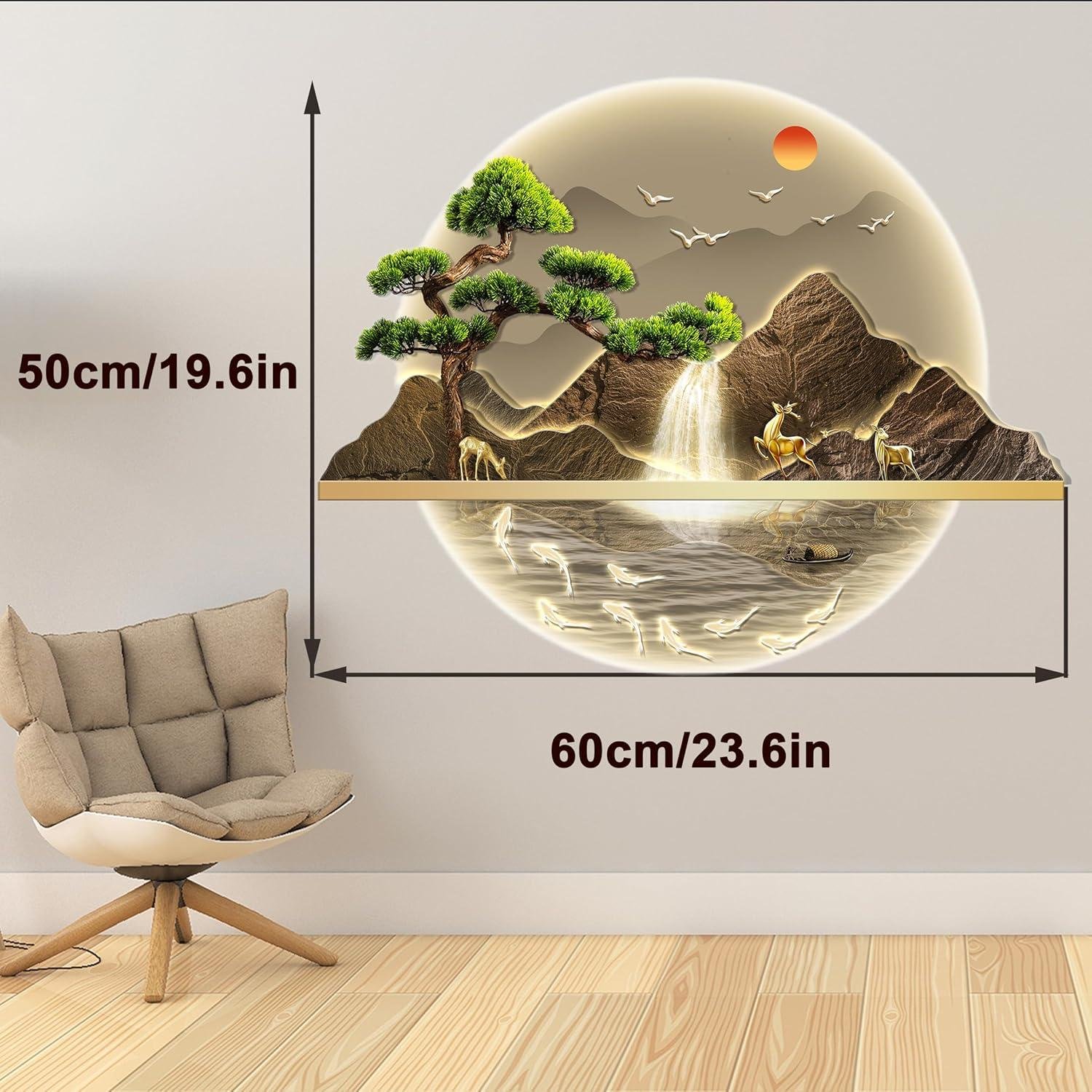 Our Review of QJSZMEI 3D LED Wall Art: Depth and Elegance for Home