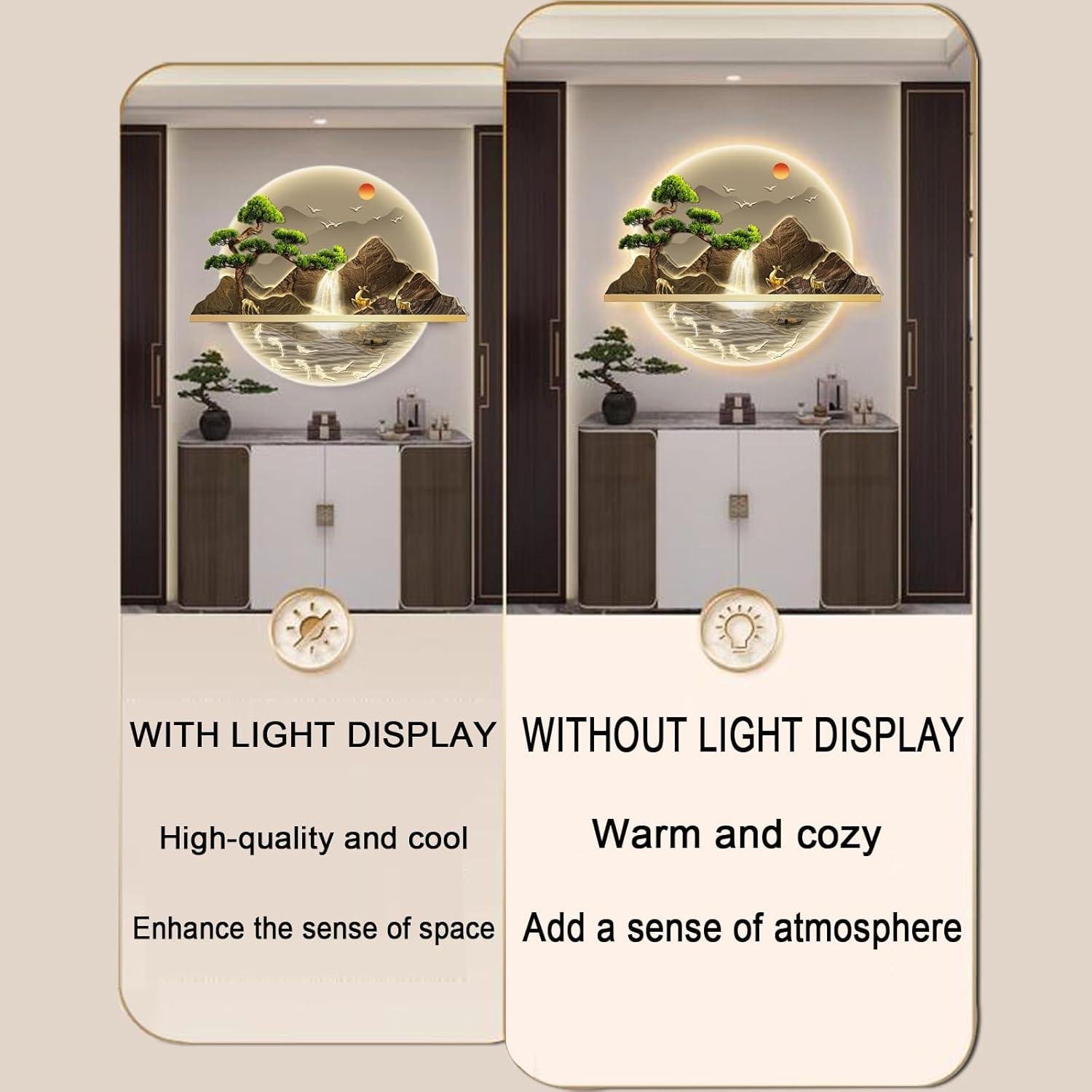 Our Review of QJSZMEI 3D LED Wall Art: Depth and Elegance for Home
