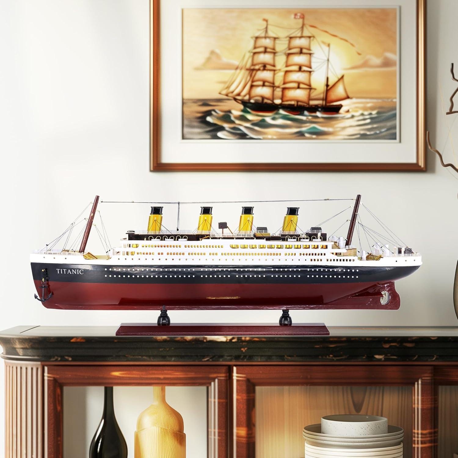 Our Honest Review: Titanic 24-inch Wooden Ship Model Decor
