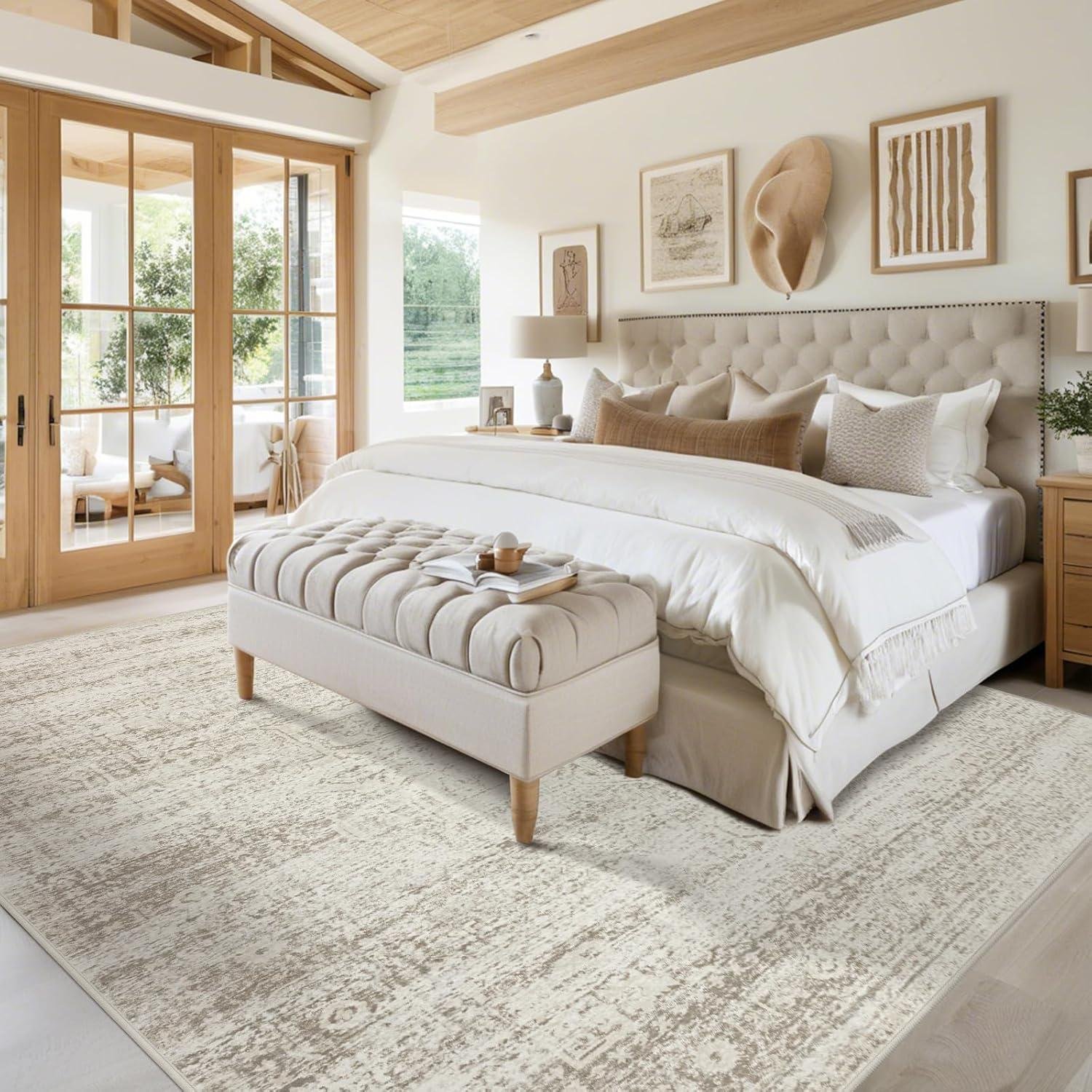 Why We Love Our Washable 8x10 Vintage Area Rug