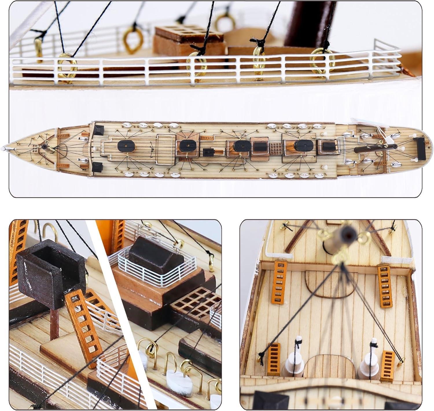 Our Honest Review: Titanic 24-inch Wooden Ship Model Decor