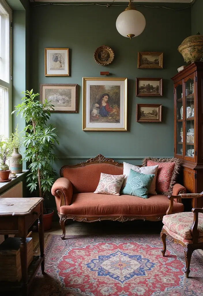 10 Bohemian Living Room Styles That Will Make You Feel Like You're on Vacation! - 4. Vintage Charm