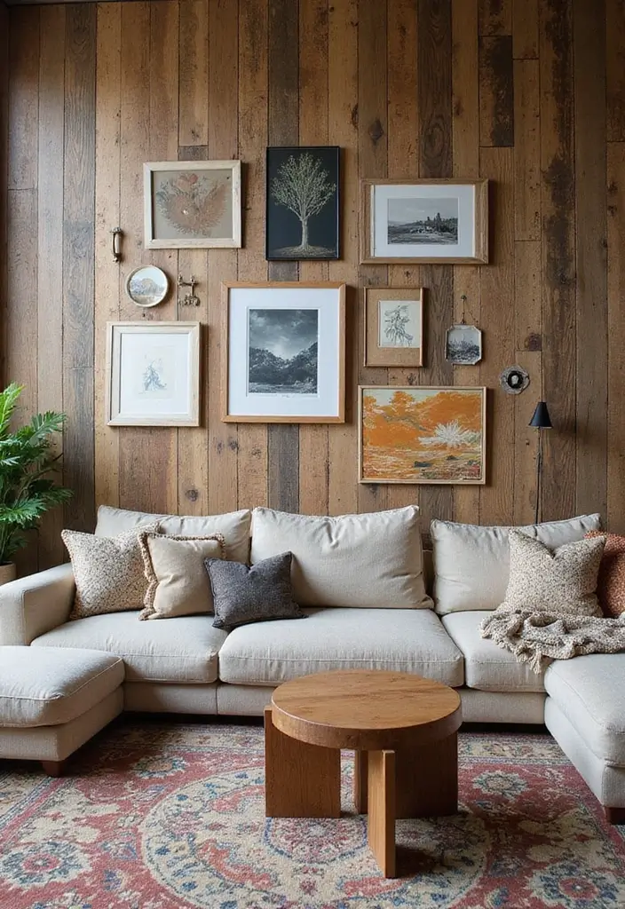 10 Bohemian Living Room Styles That Will Make You Feel Like You're on Vacation! - 9. Textured Wall Treatments
