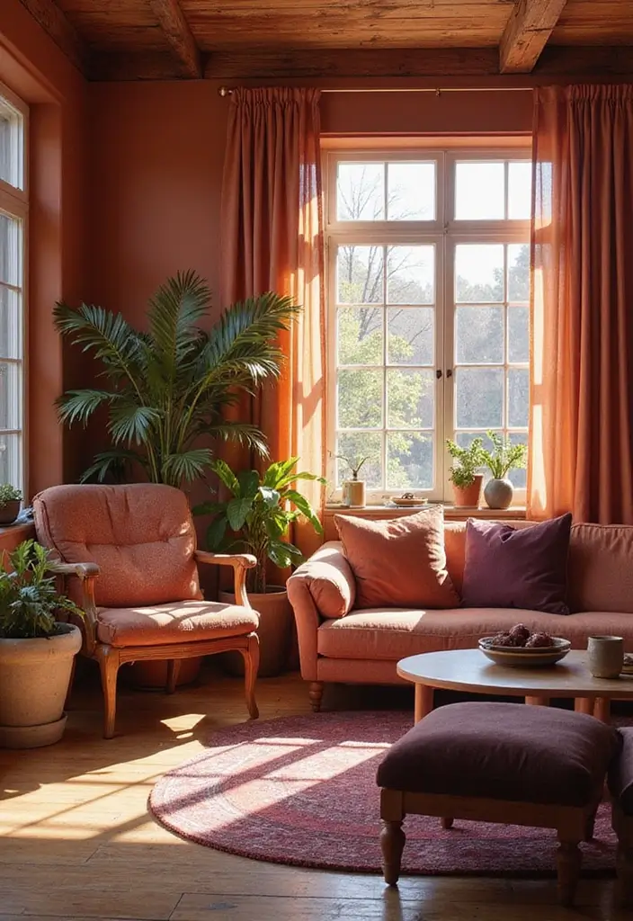 10 Dreamy Coastal Living Room Themes That'll Make You Feel Like You're on Vacation! - 8. Sunset Views