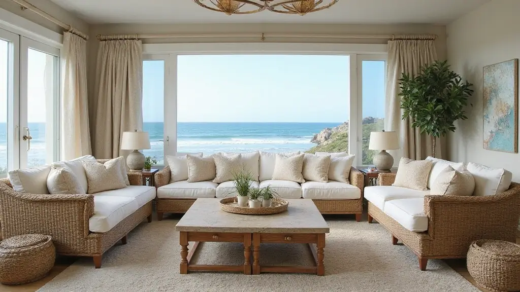 10 Dreamy Coastal Living Room Themes That'll Make You Feel Like You're on Vacation!