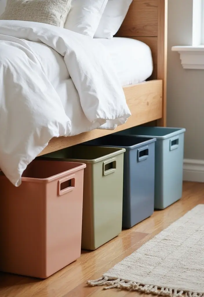 10 Mind-Blowing DIY Home Organization Hacks You Never Knew Existed! - 2. Under-Bed Storage Solutions