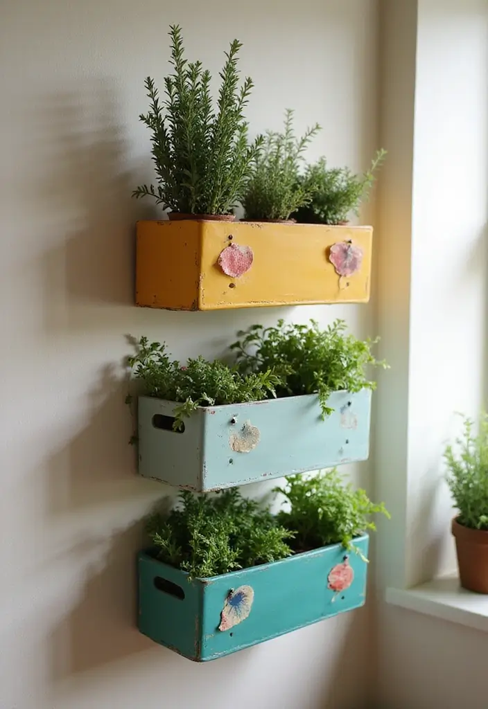 12 Creative Herb Garden Ideas That'll Make Your Kitchen Smell Amazing (Don't Miss #6!) - 7. Herb Garden in a Shoe Organizer
