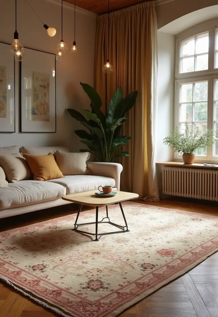15 DIY Home Improvement Tips That Will Transform Your Space Overnight! - 11. Use Rugs to Define Spaces