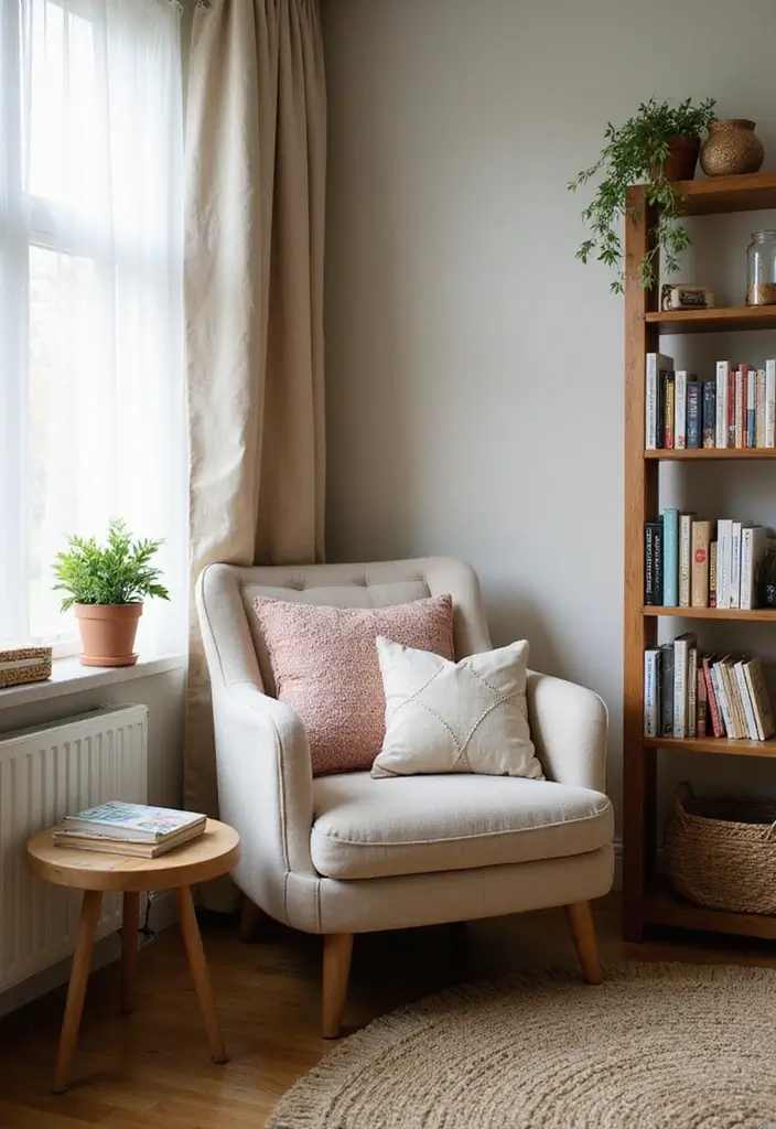 15 DIY Home Improvement Tips That Will Transform Your Space Overnight! - 14. Create a Cozy Reading Nook