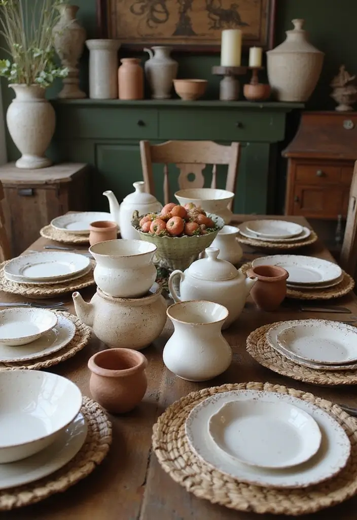 15 Rustic Home Accents That Will Instantly Warm Up Your Space! - 11. Handmade Pottery