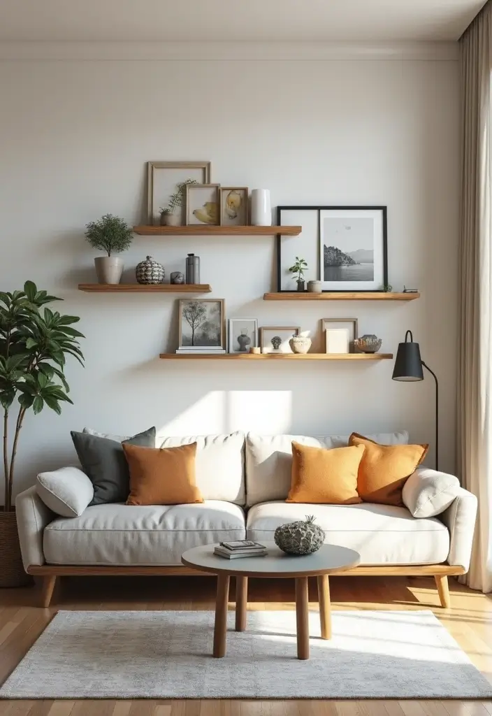 15 Stunning Floating Shelves Ideas That Will Transform Your Walls Instantly! - 15. Customized Floating Shelves
