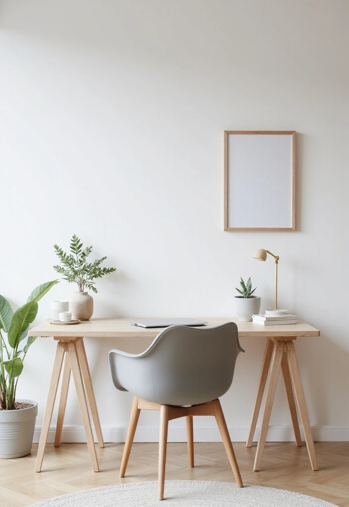 15 Stunning Home Office Ideas That'll Transform Your Work Life (You Won't Believe #8!) - 2. Minimalist Desk Setup