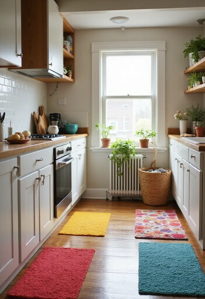 15 Stunning Kitchen Makeovers Under $200 That Will Leave You Speechless! - 12. Refresh Your Kitchen Mats