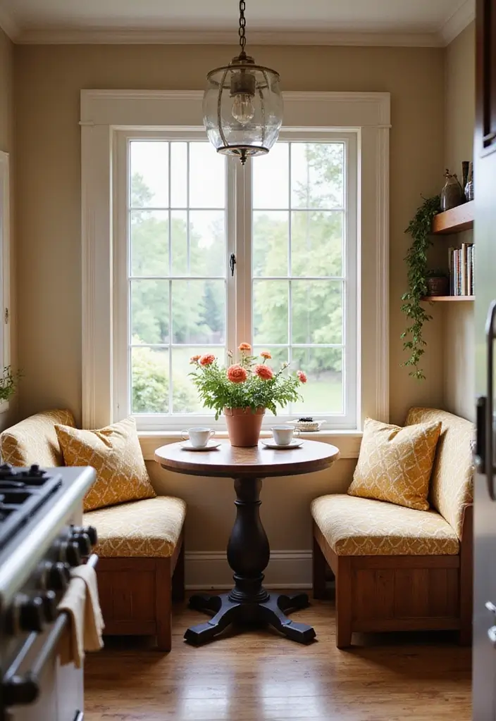 15 Stunning Kitchen Makeovers Under $200 That Will Leave You Speechless! - 9. Create a Cozy Breakfast Nook