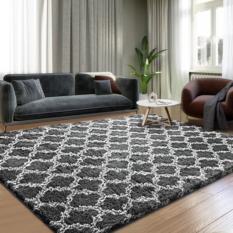 Our Review: Cozy, Non-Slip 8×10 Shag Rugs for Every Room