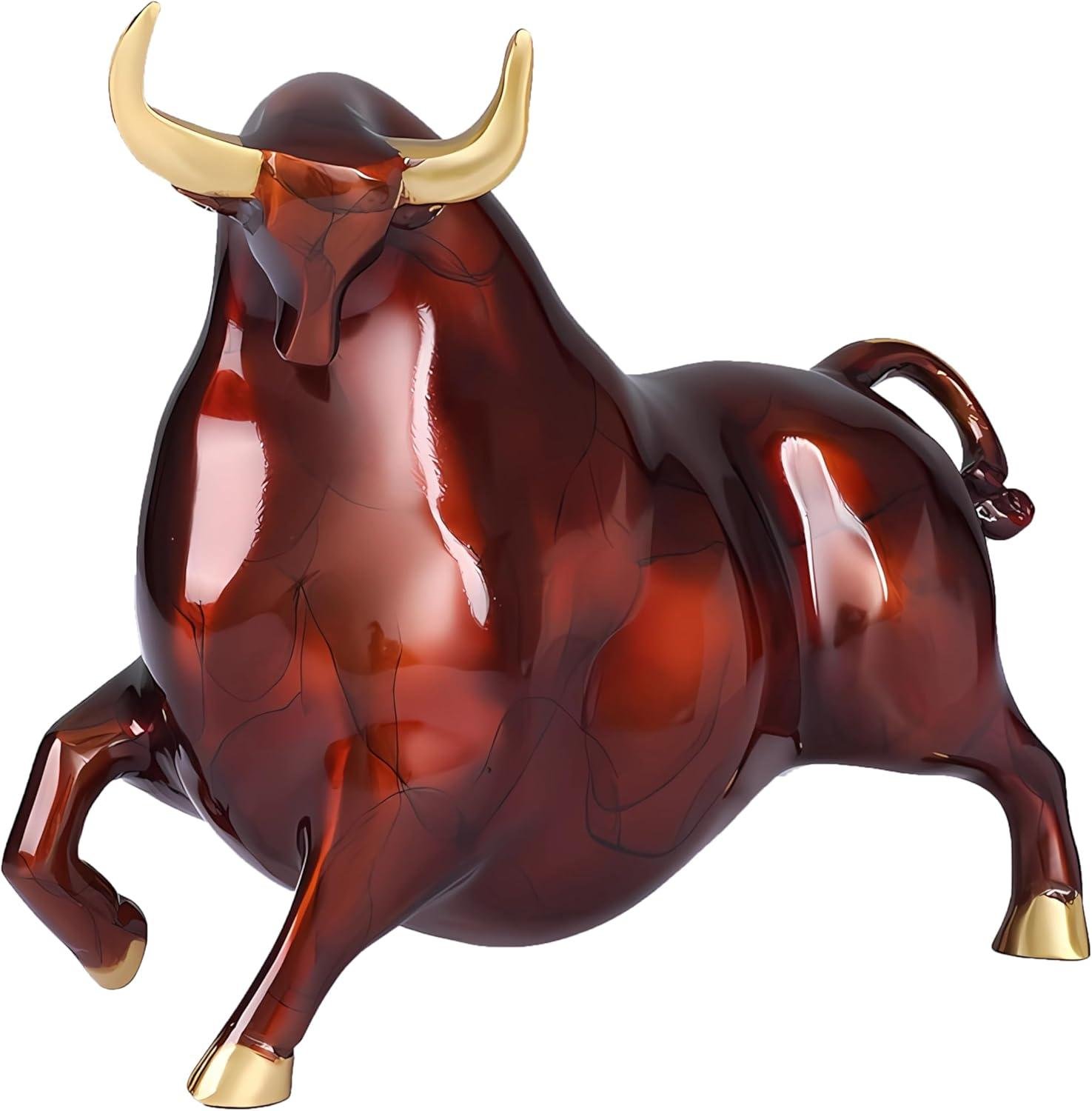 Why We Love the Colorful Copper Bull Ornament for Every Space