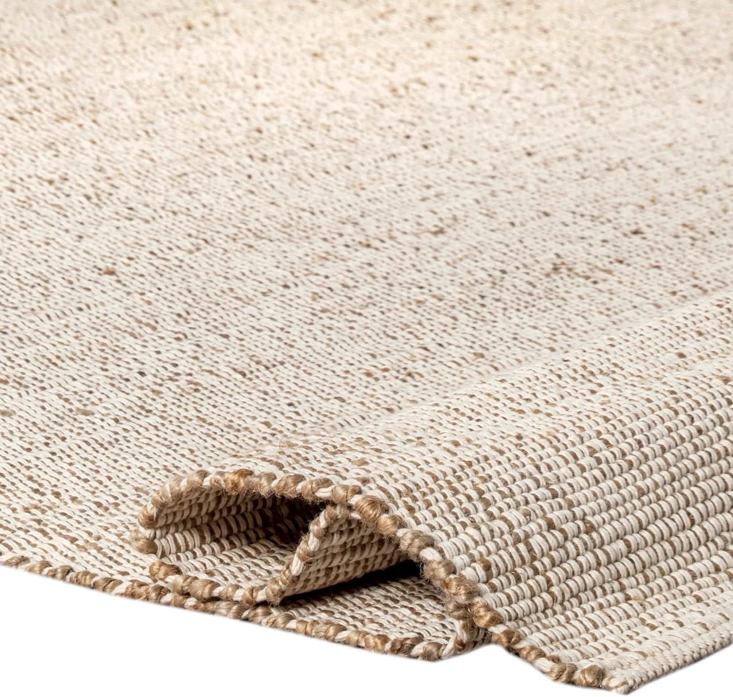 Our Review: S & L Homes Handwoven Jute Cotton Rug for Cozy Living Rooms